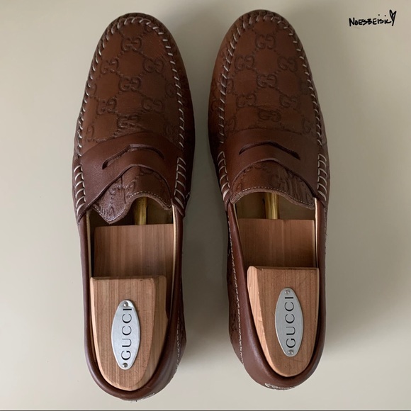 🚫SOLD•E🅱️🅰️Y🚫 Gucci Guccissima Leather Driver Loafers - Picture 5 of 12